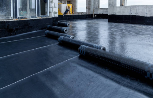 Tar coal and tar felt type waterproofing